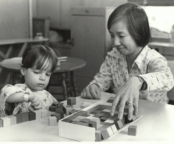 Joan Chan with Child